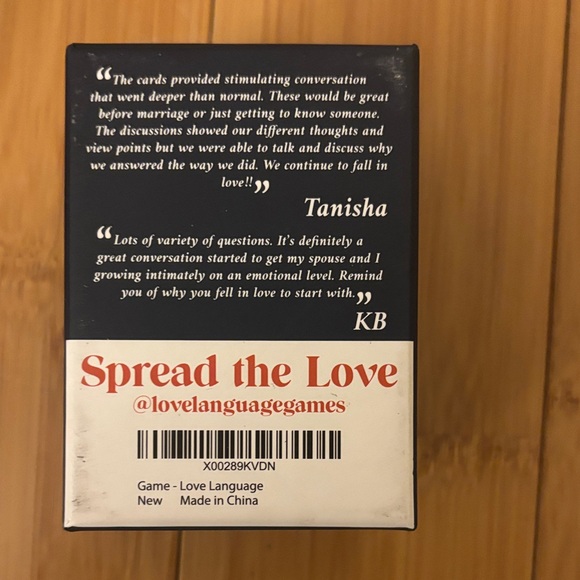 Love Language Card Game - Picture 2 of 4